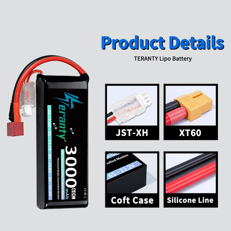 TERANTY 2S 3000mAh Lipo Batter - Rc Hobby Grade 评论和价格