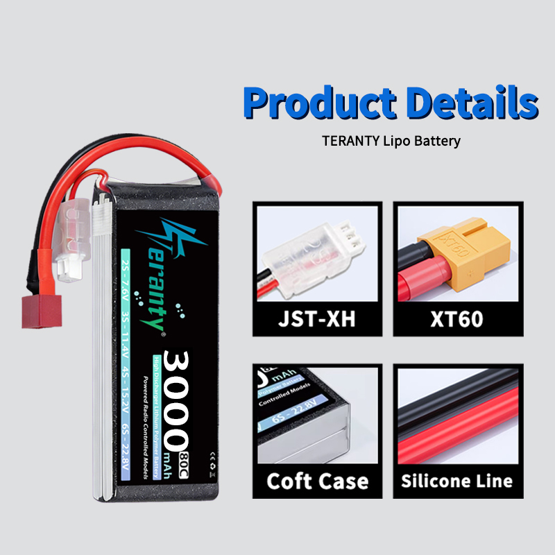 TERANTY 2S 3000mAh Lipo Batter - Rc Hobby Grade 评论和价格