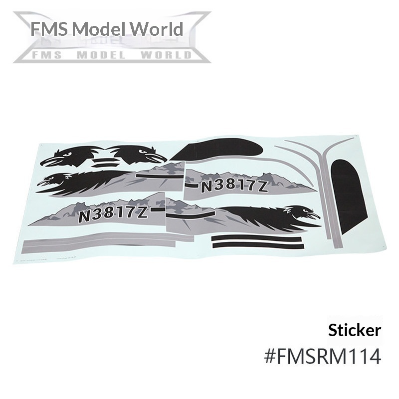 FMS RC Plane Decals For 1700mm - Rc Hobby Grade 评论和价格