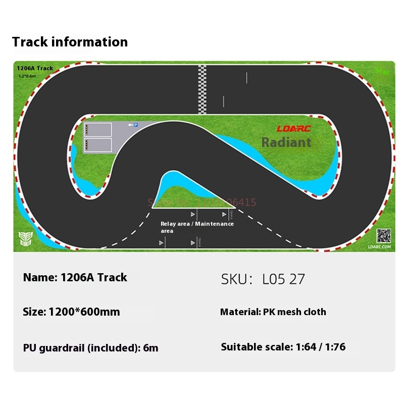 Ldarc Rc V64 1:76 240*120cm Re - Rc Hobby Track 评论和价格