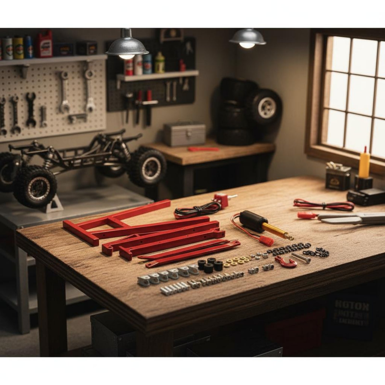 1/10 Scale Garage Set Hobby Di - Rc Hobby Garage 评论和价格