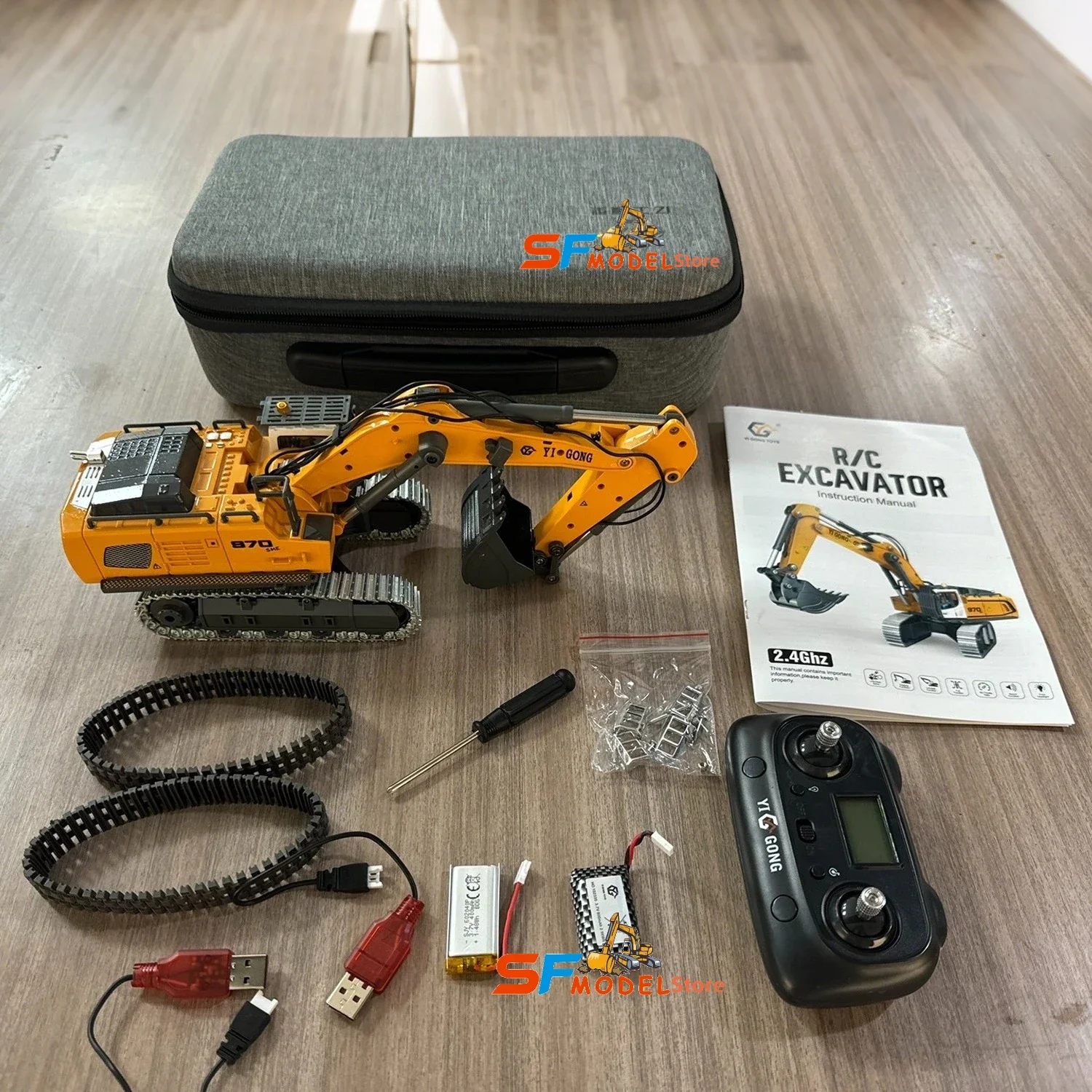 1/50 970 520 Mini RC Excavator - Rc Hobby Track 评论和价格