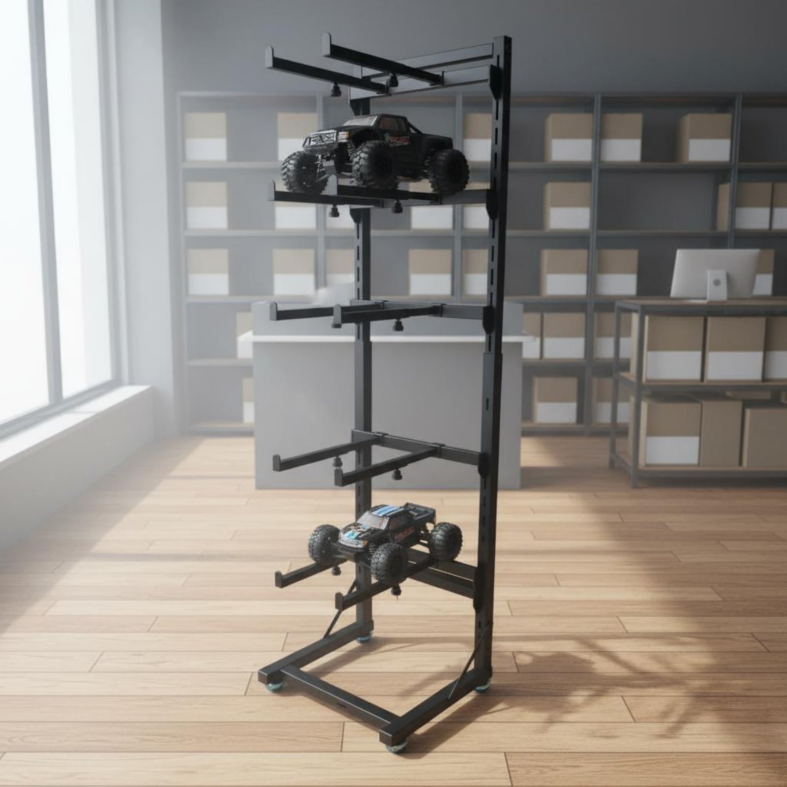 RC Car Display Rack Space Savi - Rc Hobby Garage 评论和价格